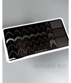 P090 Пластина для стемпинга RC-122